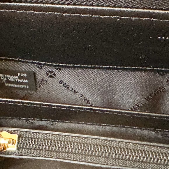 Michael Kors Jet Set Travel Continental Wallet Jacquard MK Black Multi - Picture 8 of 12